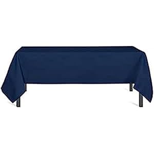 Soleil d’ocre Tovaglia Antimacchia, Blu Marino, 140 x 240 cm