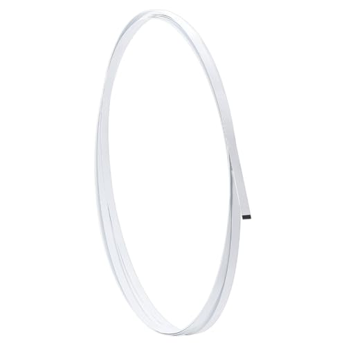 PH PandaHall 5.4 Yards 8mm Boning für Nähen, Weißer Federstahl Boning Korsett Böning PVC-überzogener Stahl-Boning Stays Boning für Korsett Hochzeitskleid Brautkleider Lingerie Krankenpflege Kappe