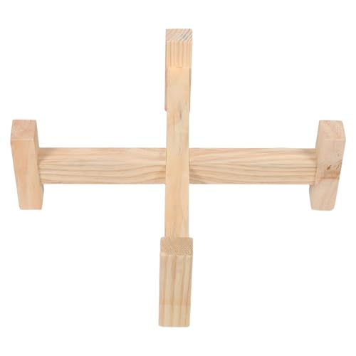 Rehausseur polyvalent pour moulin à grains stable en bois Veemoon