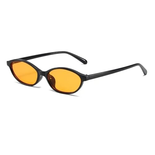 Lunettes de soleil étroites ovales pour visages fins style rétro femmes