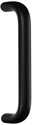 Image of Kipp 06920-19201 Aluminum Oval Pull Handle with M8 Internal Thread, Black Powder-Coated Finish, 192 mm Length, Metric, 55 mm Height