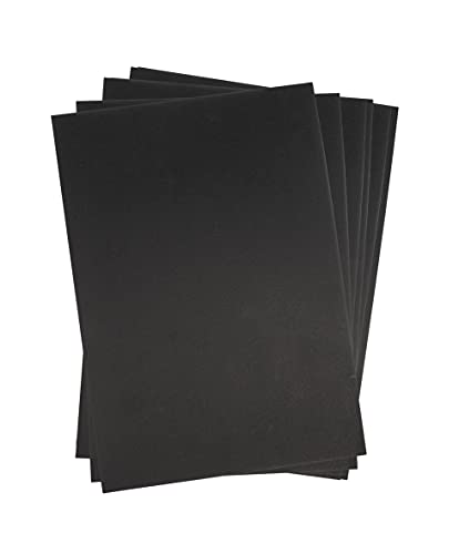 Rayher Tinted Cardboard, FSC Mix Credit, Black, DIN A4, 220 g/m2, 50 Sheets, 67375576, 29.7 - Image 2