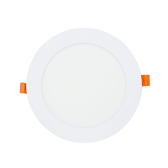 G.W.Sยฎ 24W Ultra Thin Round Circle LED Recessed Flat Panel Downlight Ceiling Light Neutral White (4000K), LED Driver Included