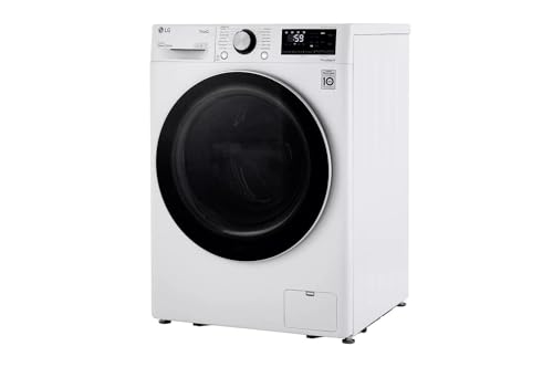 LG 24 in. Wide 2.4 Cu. Ft. Compact Stackable Front-Load Washer – White, Steam Cleaning, AI Fabric Sensor, Smart Pairing Compatible - Image 5