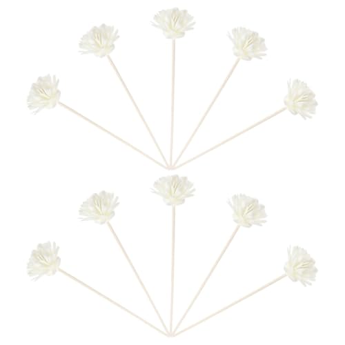 STOBAZA Essential Oil Diffuser Sticks 10pcs Diffuser Sticks Dried Flowers for Aromatherapy