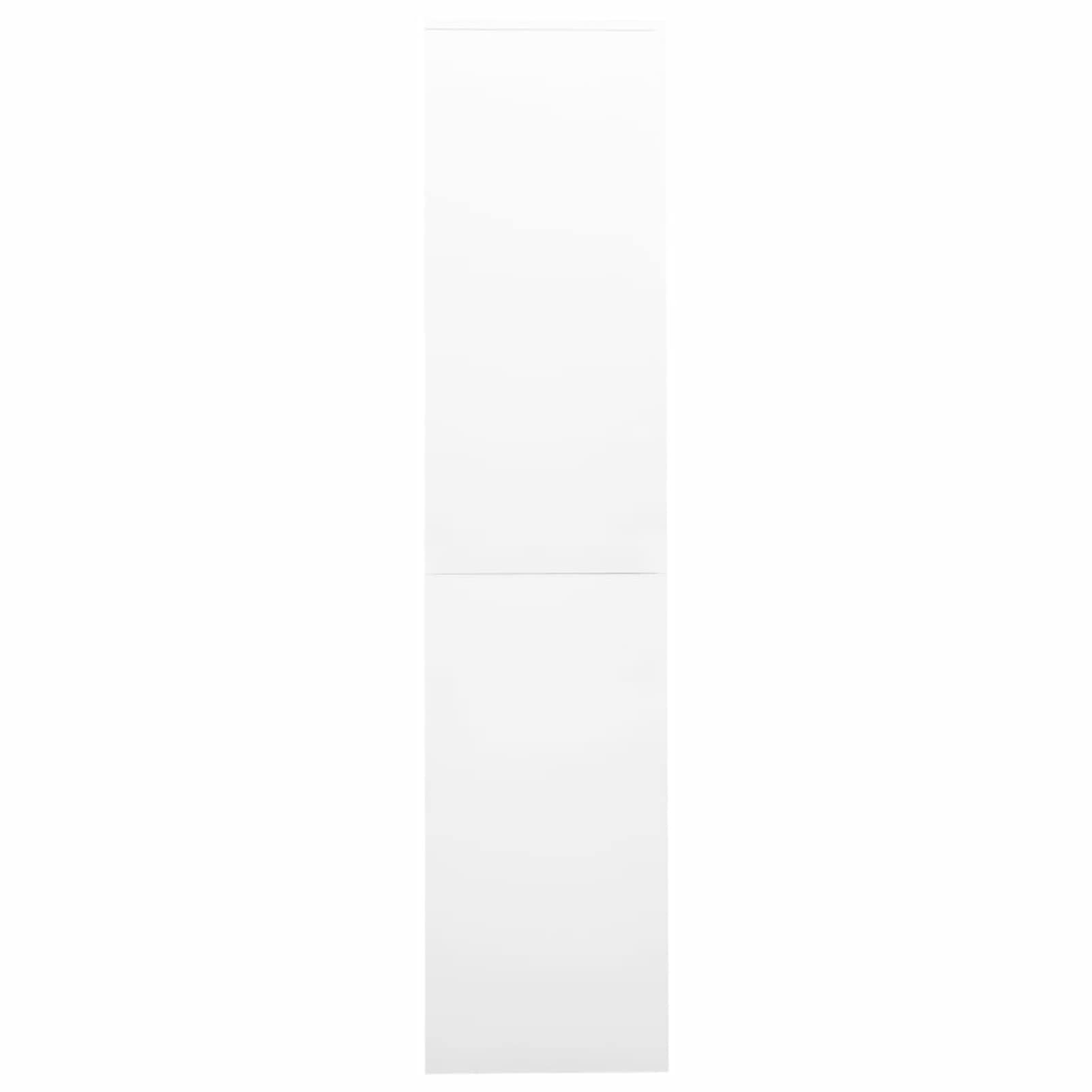 MOONAIRY Armario de Oficina Puerta corredera, Armario Metalico, Mueble Archivador, Armarios para Trasteros, Archivador Metalico, Acero Blanco 90x40x180 cm