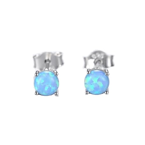 Boucles d'oreilles argent sterling et opales brillantes HJMMHX de prestige