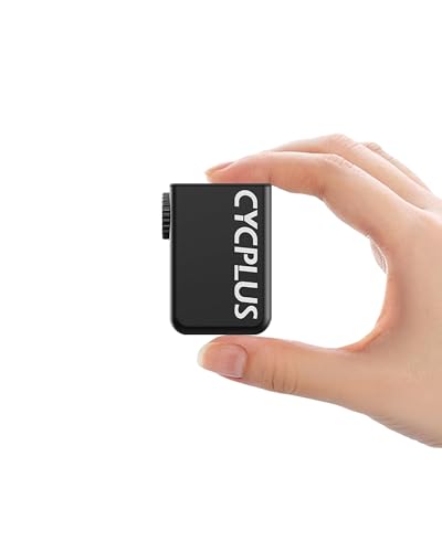 CYCPLUS Tiny E-Pump Fahrradpumpe, Tragbare, Ultrakleine 100PSI elektrische Fahrradpumpe Typ-C aufladbar mit 300mAh Akku Minip