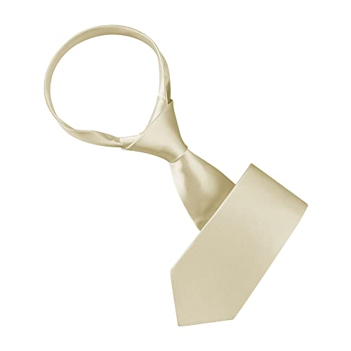 Cravate classique homme beige pour mariage et tenues de bureau élégantes