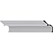 Ekena Millwork MLD05X04X07NS Nestor Greek Key Crown Moulding, 5 7/8"H x 4 3/4"P x 7 1/2"F x 94 1/2"L, White