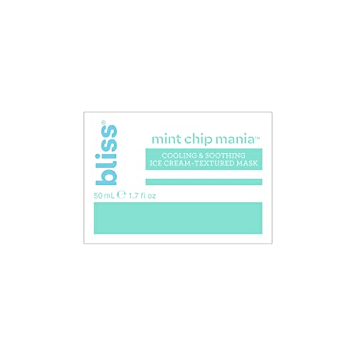 Bliss Face Mask Skin Care | Clean | Paraben Free | Cruelty-Free | Vegan (Mint Chip Mania - Soothing) #TOP5