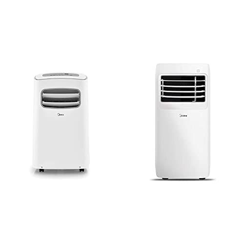 Midea 14,000 Btu Ashrae (8,200 Btu Sacc) Portable Air Conditioner, Cools Up To 375 Sq. Ft. & 8,000 Btu Ashrae (5,300 Btu Sacc) Portable Air Conditioner, Cools Up To 175 Sq. Ft. #TOP28