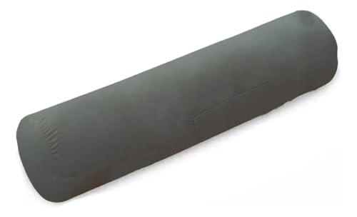 La mejor selección de Cojines y accesorios - 5 favoritos. 50 STEFANO ZANNI Cojín Cilíndrico para Cama de Masajes - Relleno Extra Firme para Mayor Soporte, Microfibra Suave al Tacto + Funda Protectora,Gris Oxford