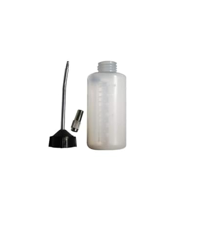 Image of Lubricant Oil Can with plastic Body for Car Multipurpose Oil Can Manual Dispenser Sewing Machine Plastic Bottle with Long Angled Spout for Car /Bike /Kitchen /Sewing Machine120ml 1 pcs