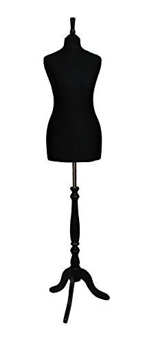 Deluxe Buste femme de tailleur, taille 40/42, jersey noir, trépied