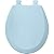 Bemis 500EC-062 is a Round Molded Wood Toilet Seat Closed Front - with Cover with a Ice Gray Finish