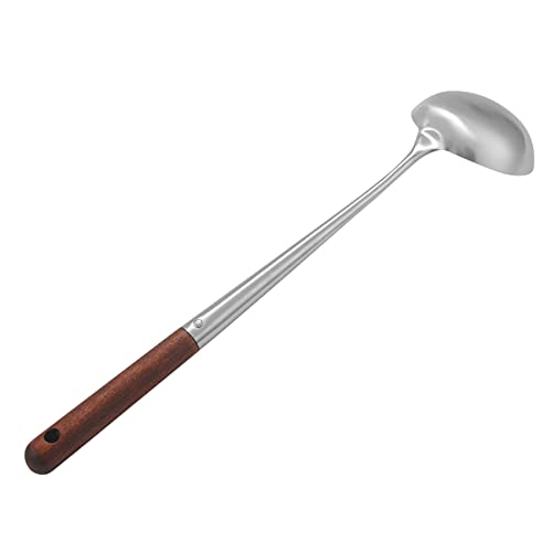 Kamay Conjunto de ferramentas para espátula e concha Wok, espátula de 45 cm para Wok, espátula Wok d