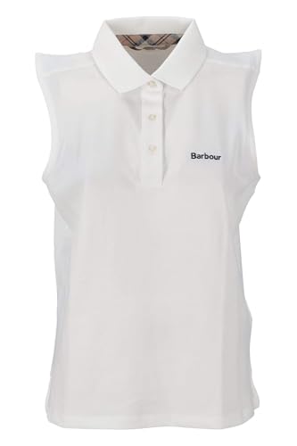 Polo blanco Barbour LML0888 ideal para tus tardes de paseo y looks de verano
