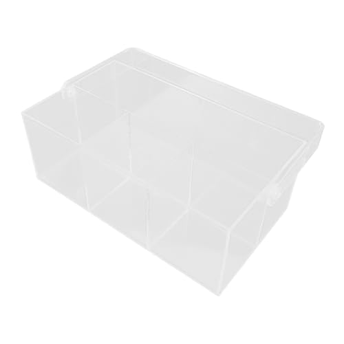 COLLBATH caja de almacenamiento de cubiertos porta cubiertos para fiesta Organizador de vajilla estuche vajilla de pícnic organizador de utensilios cubertero dividido Acrílico Transparente