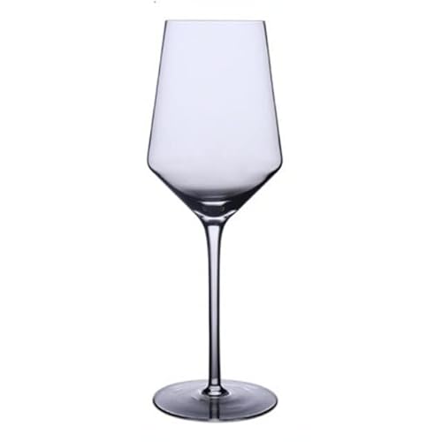 KWMAEEUID Bicchiere da Vino in Vetro Arte Semplice Creativa 400-500 ml Calice Placcato Oro Bar per Famiglie Festival Tazza da Vino Rosso Bicchiere di Cristallo Borgogna Moda Bicchieri (S 401)