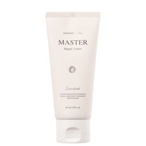 [Mixsoon] Master Repair Cream Enriched 2.70 fl oz / 80ml | Cream for moisturizing and strengthening skin barrier | Cruelty-free