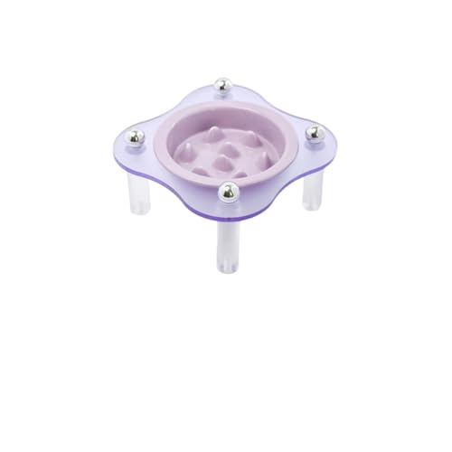 Miffia 猫 えさ 皿 食器 フードボウル みずのみ器 ご飯台 食べやすい 頸椎を保護する 犬 餌入れ 水入れ ペット食器 猫 犬 取り外し式 ペットウォーターボトル 洗いやすい (D)