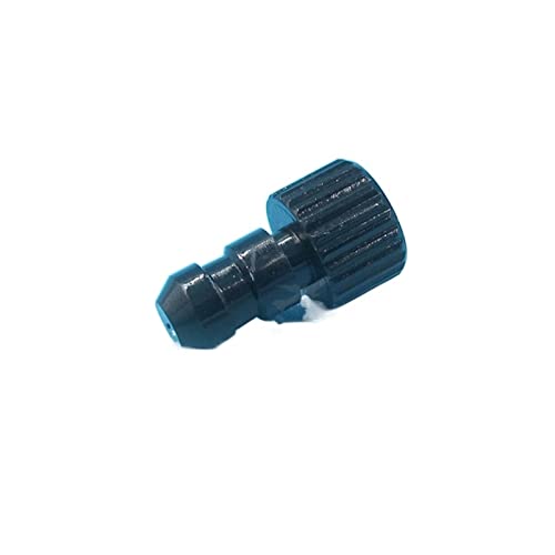 DingMotuo 1 Pcs Aluminum Alloy Gas Fuel Tube Plug - Colorful Point Line Design for 3mm Inner Diameter RC Boat and Car Fuel Lines (Size : Black)