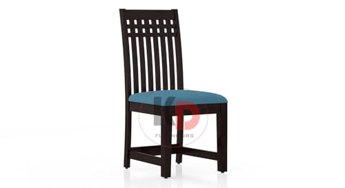 Image of Dining Table Set || Wood Dining Table with Chair 6 Seater || Dining Room Set || Wooden 6 Seater Dining Table || Modern and Unqiue Dining Table for Living Room (6 Seater Dining Table) Walnut Finish