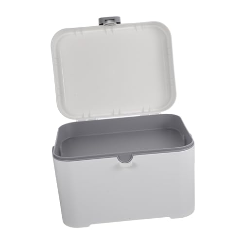 Boîte de rangement Healeved plastique avec poignée porte-objet pour optimiser votre bureau