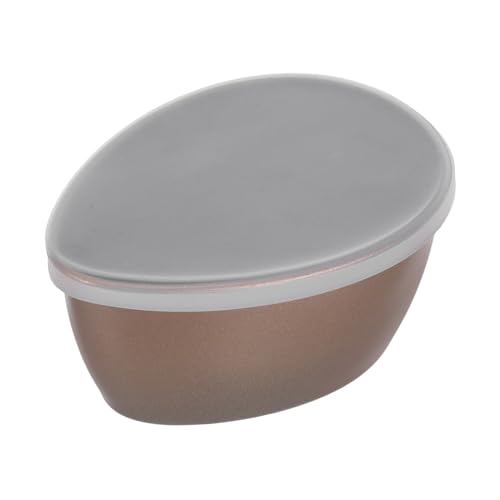 GRIRIW Bowl de Vapor para Microondas Tapa Utensilio Multifuncional para Cocinar Huevos Hornear Pasteles y Preparar Puddings Compatible con Horno y Microondas Acero y Silicona