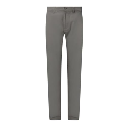 Image of BASICS Premium Cotton Stretch Formal Trousers for Men | Office Pants