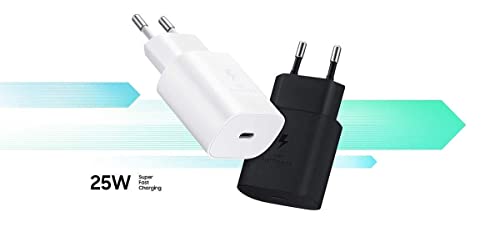 Image of 25W USB Type C Fast Charger Compatible for Samsung Galaxy A55 M55 F15 M14 S24 Ultra Z Flip 5 4 - White | Fast Charging Adapter Type C Mobile Charger