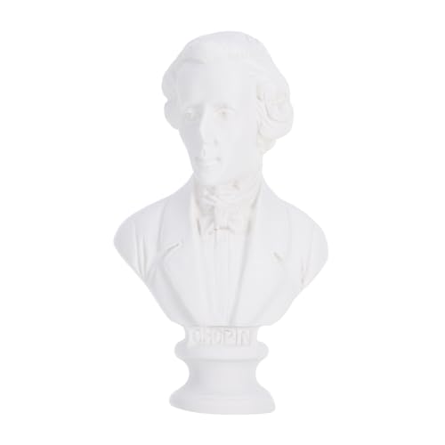 Healifty Mini-musikerstatuen Aus Kunstharz Klassische Skulptur Tischdekoration Mini-musikerfigur Büstenstatue Skulpturendekoration Für Zuhause Und Büro Kleine Desktop-Statue