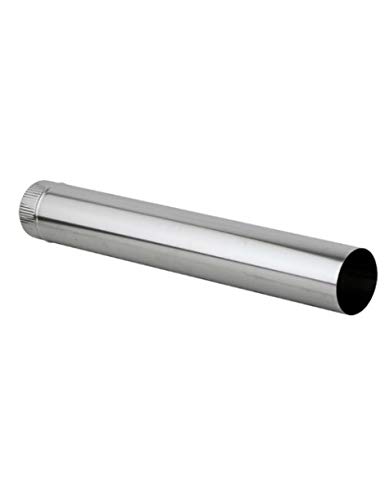 LEPANTO Tubo Estufa 100 MM GALVANIZADO 1 Metro