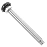 ifundom Schnellspannachse aus Edelstahl für Rollstuhlzubehör Verschleißfest und Glatt Laufend 12mm X 93mm für Sportmobilitätsrollstuhl und Reiseanpassung
