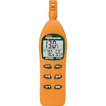 Extech Digital Psychrometer, 0 to 100% RH/, -4 to 122F