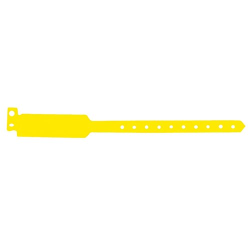 Einwegband 25 Cm Gelb Pvc - 100 Un.