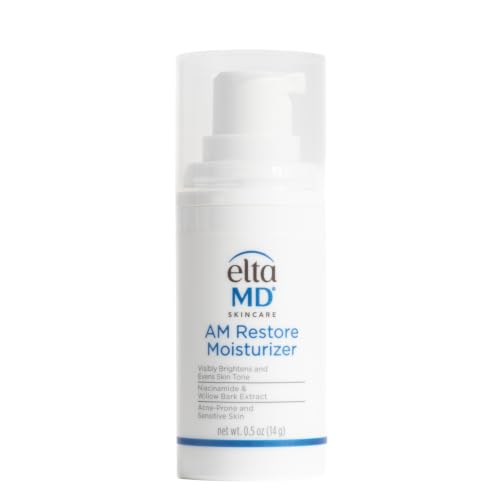 Image of EltaMD AM Restore Face Moisturizer for Women and Men, Light Moisturizer Face Cream, Made with Niacinamide and Hyaluronic Acid