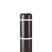 BollardGard 7" x 60" Bollard Cover Brown - Innoplast Brown White Tape