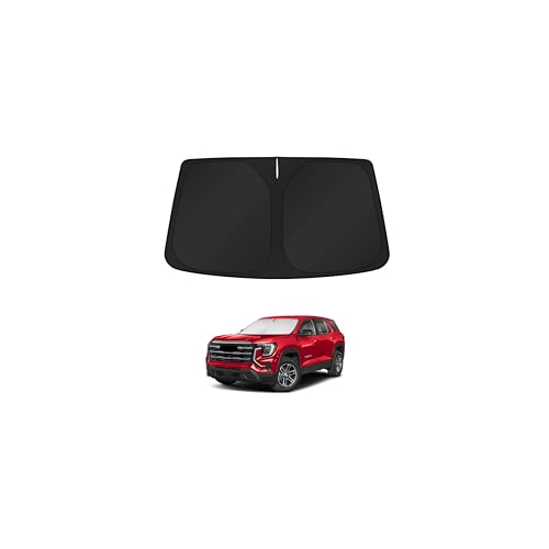 Image of KUST Windshield Sun Shade for GMC Terrain 2025 2026(Fit for Chevrolet Equinox) Window Accessories Shade Sun Visor Cover Foldable Block UV Rays
