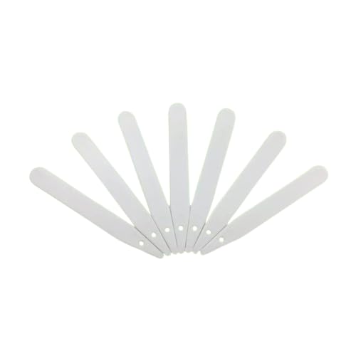 Oakland Gardens 5" Plant Labels for Outdoor Plants, Seed Labels White Plastic Waterproof Garden Markers Plant Name Tags for Seeds & Pot Plants – 50 Stick Labels