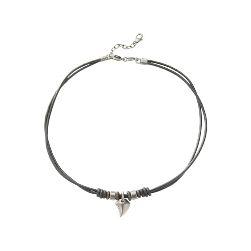 Fossil Herrenschmuck aus edelstahl, 42cm + 5cm Verlängerung, Anhänger: 15 x 13 mm Fossil Herrenschmuck aus edelstahl, 42cm + 5cm Verlängerung, Anhänger: 15 x 13 mm