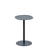 ideaco(イデアコ) サイドテーブル 角丸 フチあり W23✕D23✕H35cm 組立不要 side table 23 H350 navy