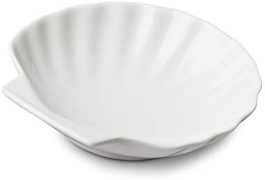 WM Bartleet & Sons 1750 T206 Traditional Porcelain Shell Design Serving Dish 13cm  White