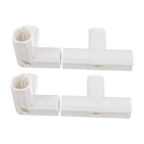 BESPORTBLE 4Pcs Playpen Connector Parts Way Elbow Fittings for Indoor Play Easy Assembly Playpen Accessories for Areas and Folding Panels