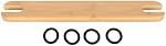 Repose-pieds en bois de bambou véritable réglable pour chaise haute, aide à maintenir la position appropriée pour l'alimentation et jouer à la maison, compatible avec Antilop, facile à nettoyer, sans effort
