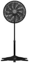 Ventilador de Coluna Turbo 10P 40cm Preto/Prata 127V 150W, Ventilsol