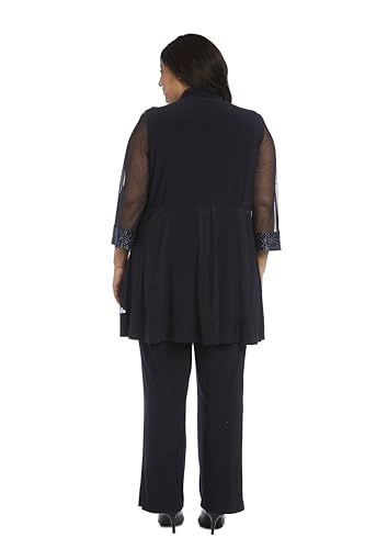 R&M Richards Women's Panel Mock Pant Set4