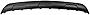 BUMPERS THAT DELIVER - Textured, Black Front Lower Skid Plate Compatible with 2017-2022 Chevy Trax LS 17-22, GM1095210
