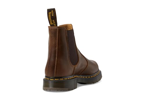 Image of Dr. Martens, 2976 Leather Chelsea Boot for Men and Women, Cherry Red Smooth, 14 US Women /13 US Men